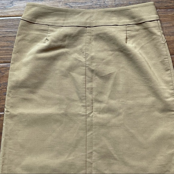Vintage Krizia D tan midi pencil skirt size medium - Picture 11 of 13